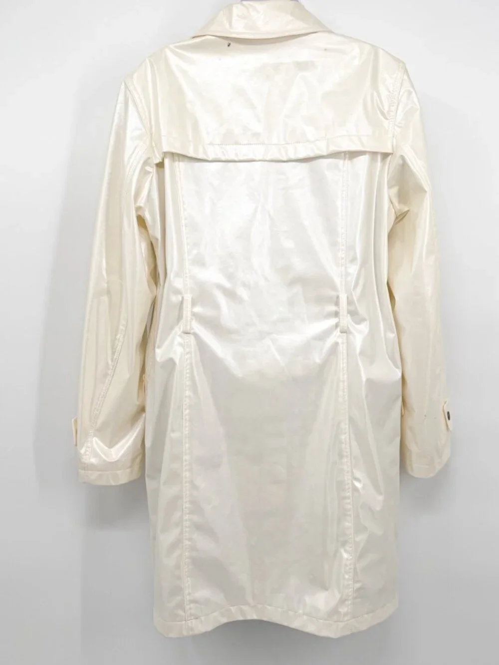 Burberry London Y2K Vintage Bonnie Iridescent Trench Rain Coat Jacket - Picture 9 of 16